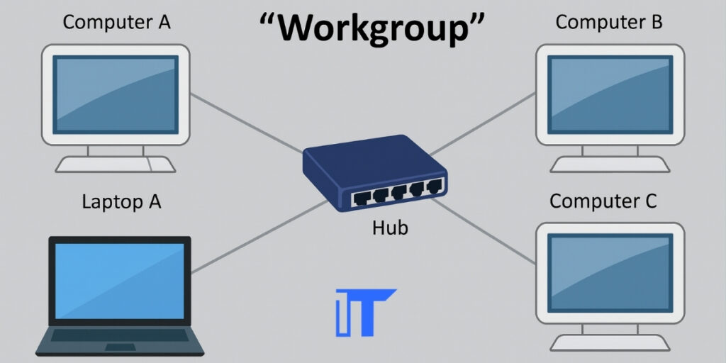 تفاوت های شبکه دامین و ورک گروپ