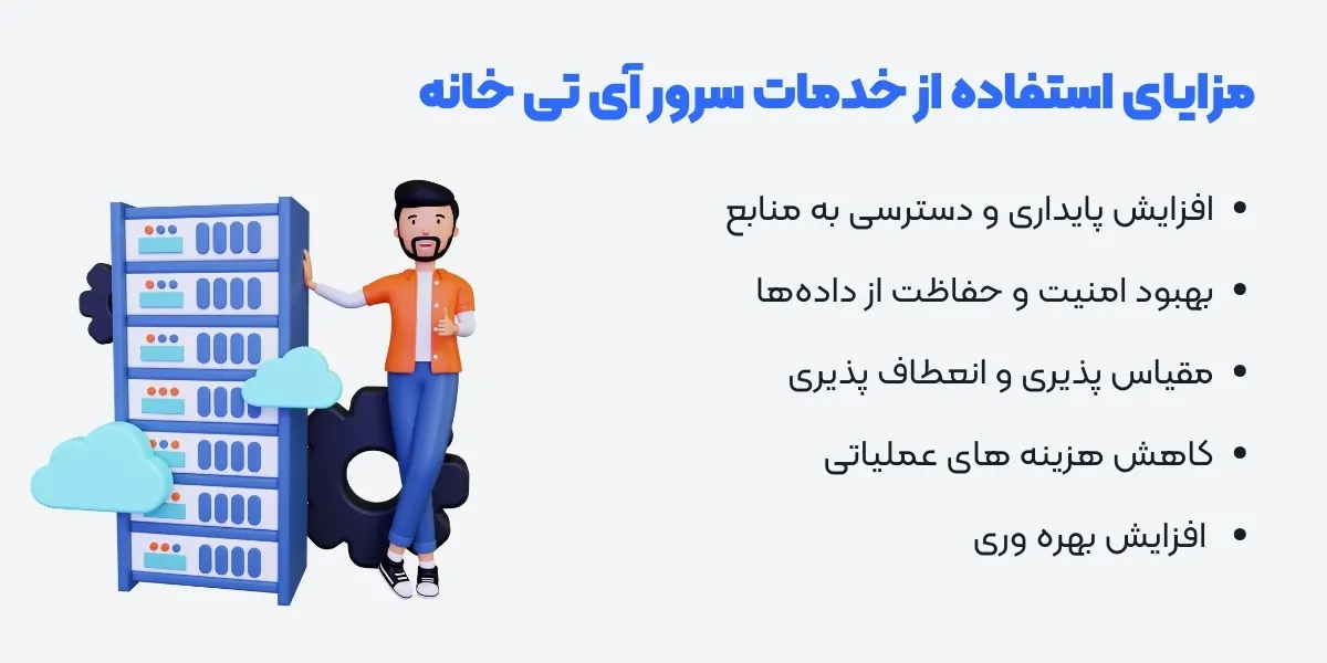 مزایای استفاده از خدمات سرور آی تی خانه 